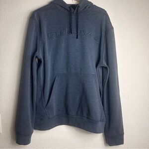 Quiksilver Men's Denim Colored Hoodie. Size Medium